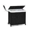 Laundry Hamper with Wheels and Lid