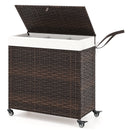 Laundry Hamper with Wheels and Lid
