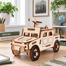 Army Truck Model Kit - Wooden Laser- Cut 3D Puzzle (44 Pcs)
