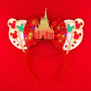 Light Up Castle Christmas Ears