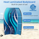 33/37/41 Inches Lightweight Body Board Boogie Board with EPS Core XPE Deck HDPE Bottom