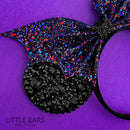 Bat Glitter Sparkle Mickey Ears