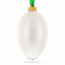 Louis-Francois Designer Jeweled Arabesque Glass Egg Christmas Ornament 4 Inches