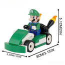 Luigi Kart Brothers Super Mario Lego Minifigures Custom Toys
