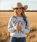 Merry Country Christmas Graphic Sweatshirt