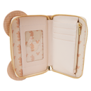 Mickey Mouse Woven Rattan Texture Zip Around Wallet by LoungeFly