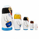 Doctor & Nurses Wooden Nesting Dolls