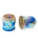 Set of 5 Jesus Christ Rising, Angel and Easter Eggs Wooden Nesting Dolls 6 Inches