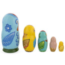 The Chicken Family Wooden Nesting Dolls