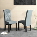 Modern Dining Chair with High Backrest High-density Sponge Cushion