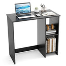 31.5 Inch Modern Home Office Desk with 2 Compartments