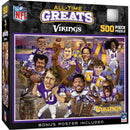 Minnesota Vikings - All-Time Greats 500 Piece Jigsaw Puzzle