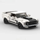 Mustang Boss 302 Classic Muscle Custom Lego Cars Minifigures Building Block Toys