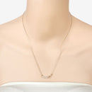 0.30 Carat Genuine Blue Topaz .925 Sterling Silver Necklace