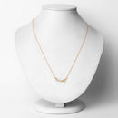 0.30 Carat Genuine Blue Topaz .925 Sterling Silver Necklace