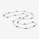 1.98 Carat Genuine Blue Sapphire .925 Sterling Silver Necklace
