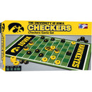 Iowa Hawkeyes Checkers Board Game