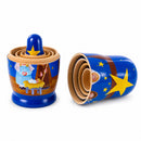 Set of 5 Nativity Scene Set Wooden Nesting Dolls 5.75 Inches