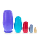 Set of 5 Wise Owls Family Wooden Nesting Dolls 5.75 Inches