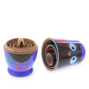 Set of 5 Wise Owls Family Wooden Nesting Dolls 5.75 Inches