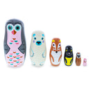 Set of 6 Animals Wooden Nesting Dolls