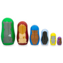 Set of 6 Wolf, Lion, Owl, Penguin Wild Animals Plastic Nesting Dolls 4.5 Inches