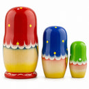 3 Strawberries Multi-Color Nesting Dolls 4 Inches