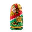 5 Girls with Basket Flowers Nesting Dolls  6.5 Inches