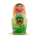 Set of 5 Flowers Basket Nesting Dolls 6.5 Inches