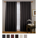 Eclipse Fresno Blackout Window Curtain Panel, Black, 52X84