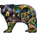 Shapes - Wildlife of the Woods 1000 Piece Shaped Jigsaw Puzzle