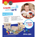 Toy Train Wood Craft & Paint Kit