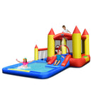 Inflatable Water Slide with Slide and Jumping Area
