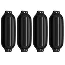 4 Ribbed Marine 8.5" x 27" Boat Fender Vinyl Bumper