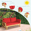 Adjustable Patio Convertible Sofa with Thick Cushion