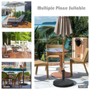 49 LBS Patio Resin Umbrella Base Stand for Outdoor
