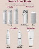 BLACK & WHITE Checkers Silicone Boot fits OWALA 40oz