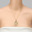 0.24 Carat Genuine Amethyst .925 Sterling Silver Pendant