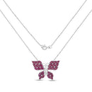 3.12 Carat Genuine Ruby .925 Sterling Silver Pendant