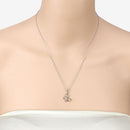 0.62 Carat Genuine Citrine .925 Sterling Silver Pendant
