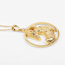 0.03 Carat Genuine White Diamond .925 Sterling Silver Pendant