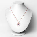 0.25 Carat Genuine Amethyst .925 Sterling Silver Pendant
