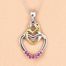 0.14 Carat Genuine Ruby .925 Sterling Silver Pendant