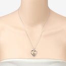 0.45 Carat Genuine Tanzanite .925 Sterling Silver Pendant