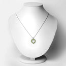 1.70 Carat Genuine Peridot .925 Sterling Silver Pendant