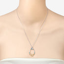 0.15 Carat Genuine Emerald .925 Sterling Silver Pendant