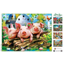 Green Acres - Three Lil' Pigs 300 Piece EZ Grip Jigsaw Puzzle