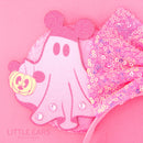 Pink Ghosts Halloween Ears