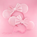 Pink Velvet Mommy & Me Mickey Ears