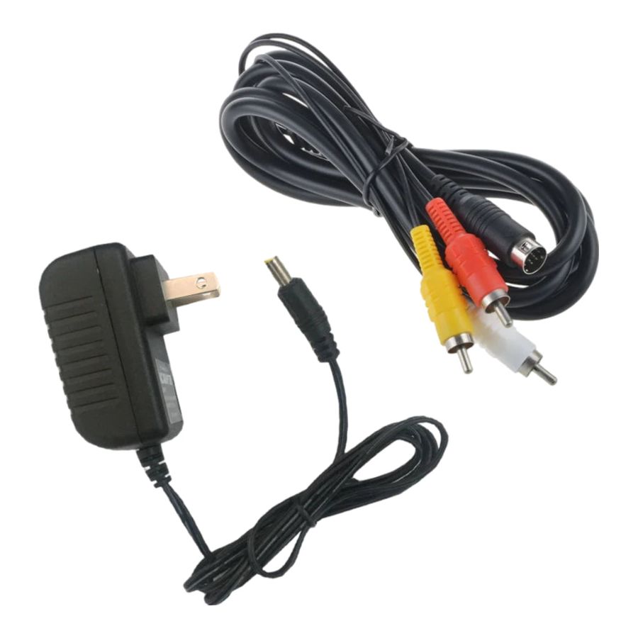 A/V & Power Cord Bundle For Sega Genesis 2 & 3